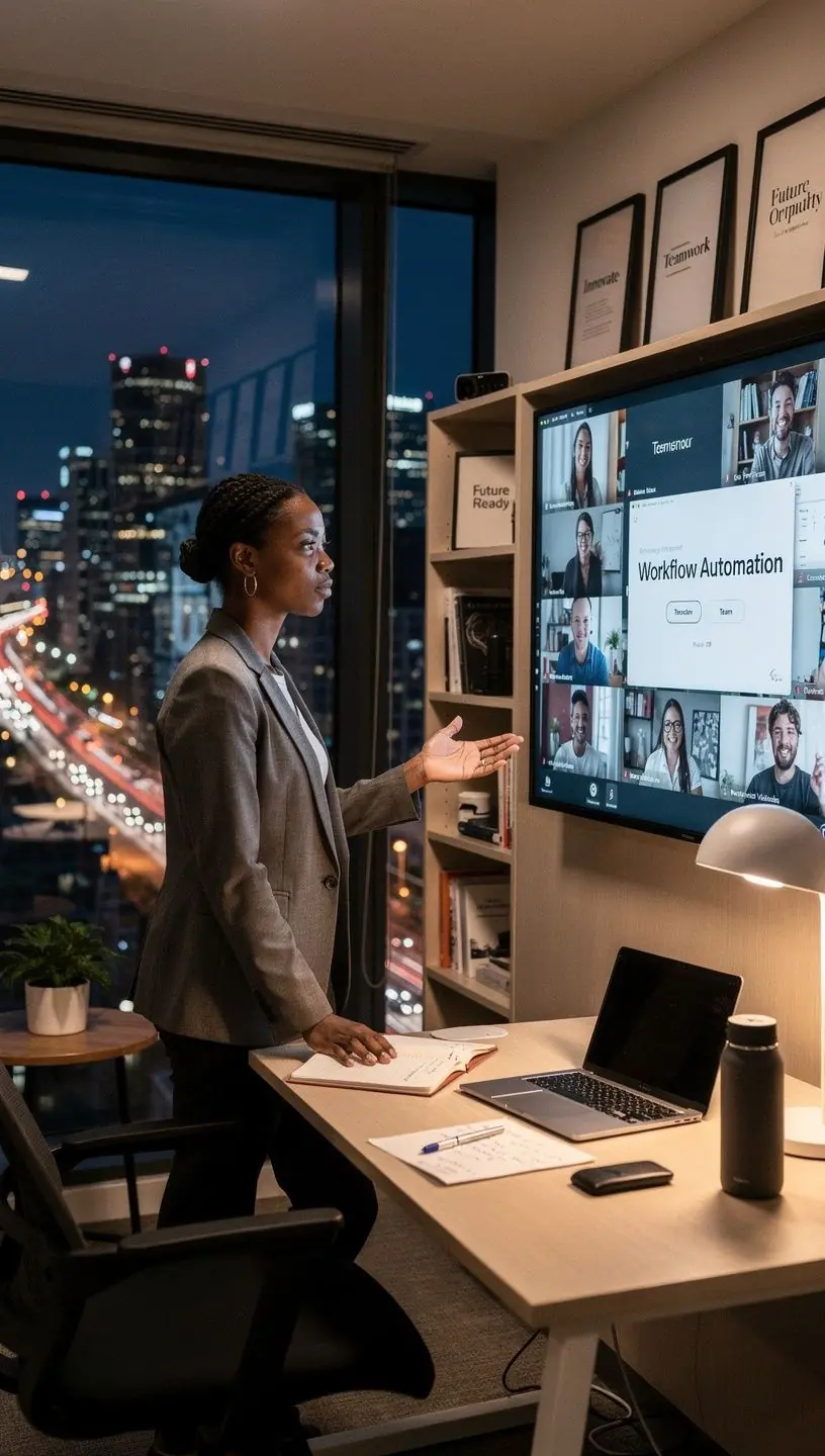 Person reflecting on time management and boundaries