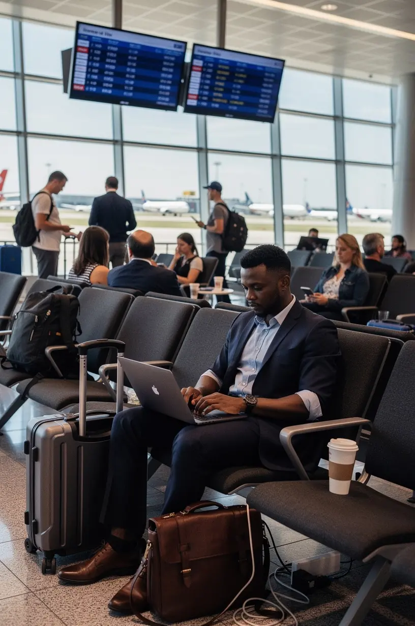 Professional business solutions illustration